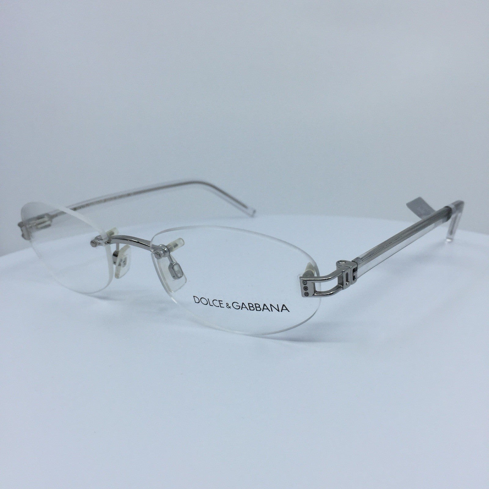Vintage Dolce & Gabbana DG 460 Silver Eyeglasses - Super Vision Optical