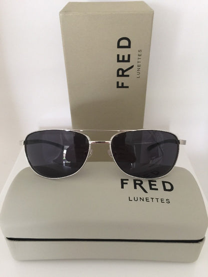 Vintage Fred Lunettes Ellesmere Sunglasses C3 8328 Silver Sunglasses - Super Vision Optical