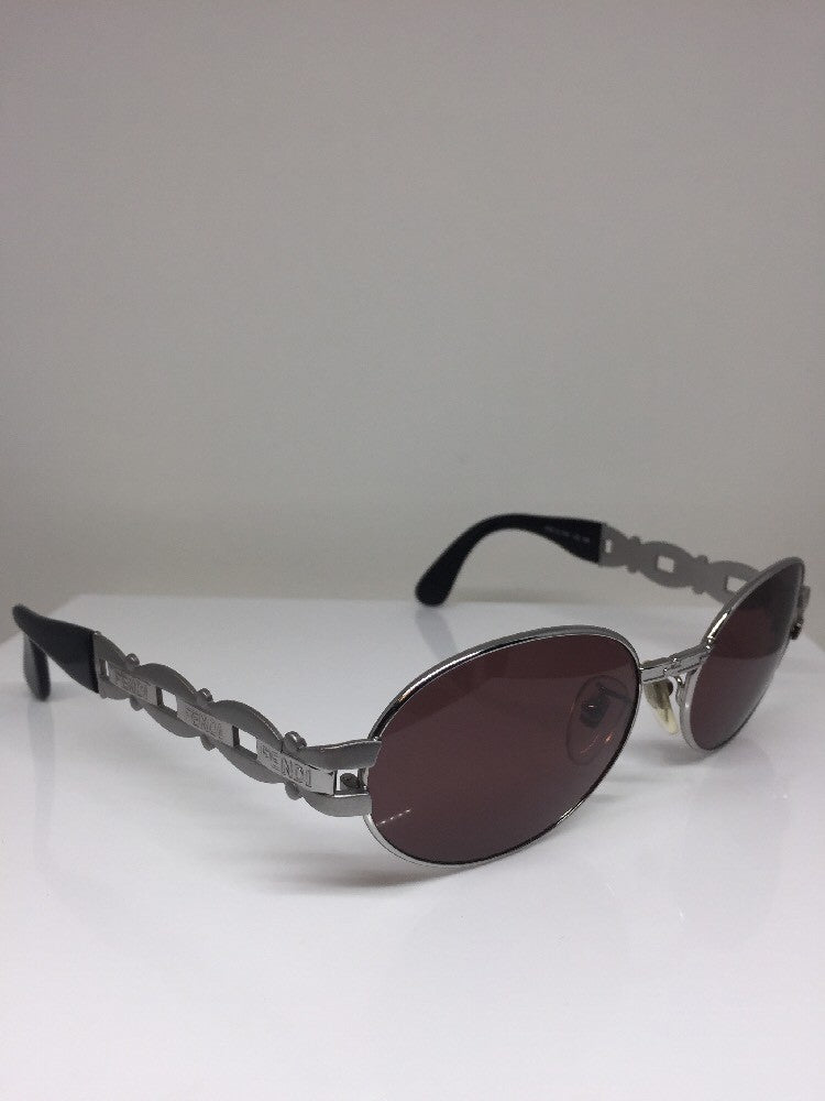 Vintage Fendi SL 7058 Silver Sunglasses - Super Vision Optical
