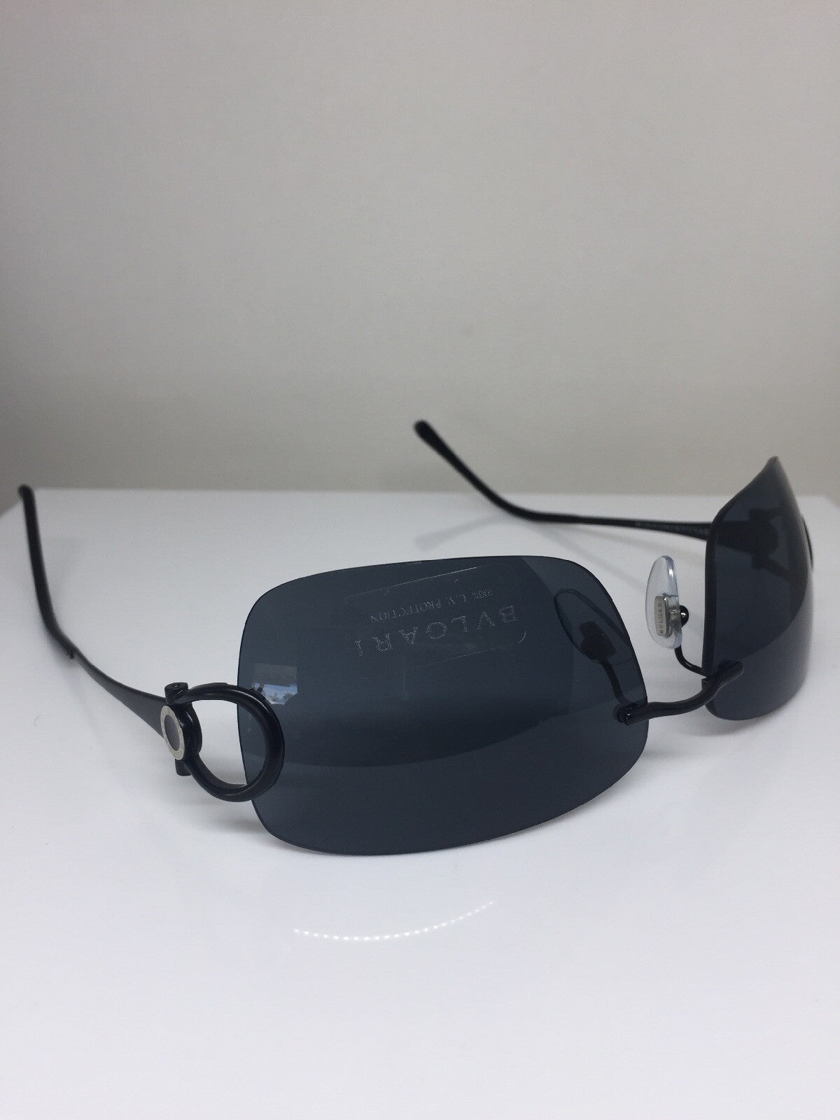 Vintage Bvlgari BVL 641 Black Sunglasses - Super Vision Optical