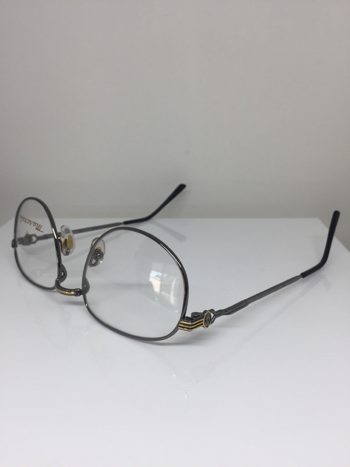 Vintage Maserati MASERATI 6213 Gunmetal Eyeglasses - Super Vision Optical