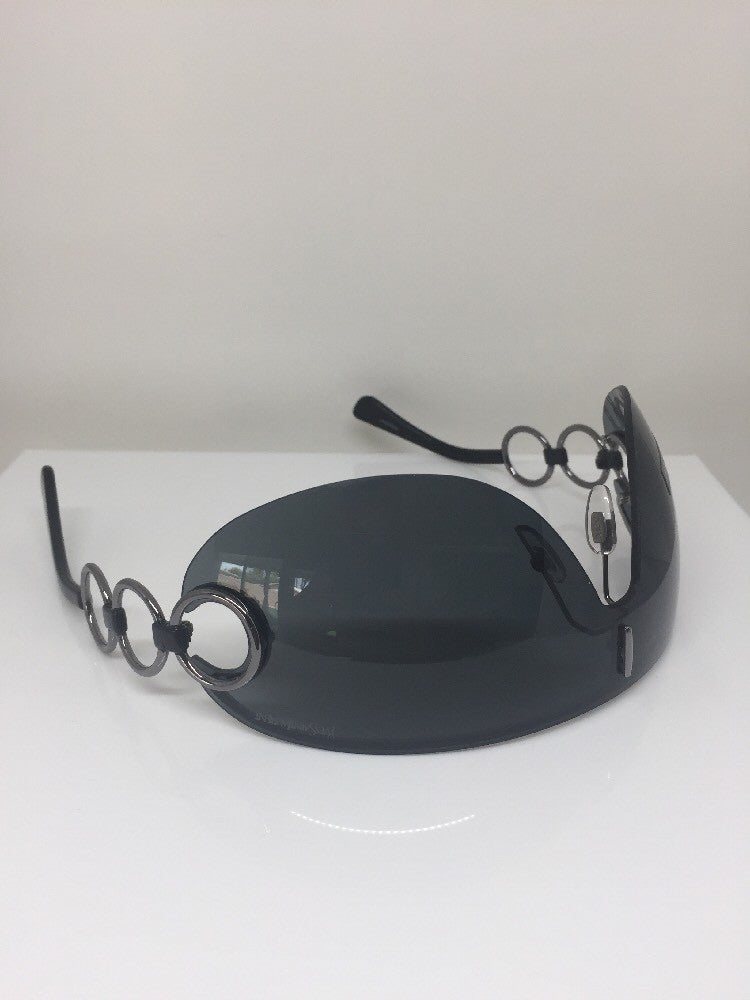 Vintage Saint Laurent YSL 6115/S Gunmetal Sunglasses - Super Vision Optical