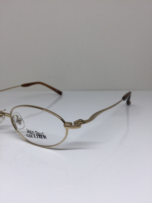 Vintage Jean Paul Gaultier JPG 55-0034 Gold Eyeglasses - Super Vision Optical