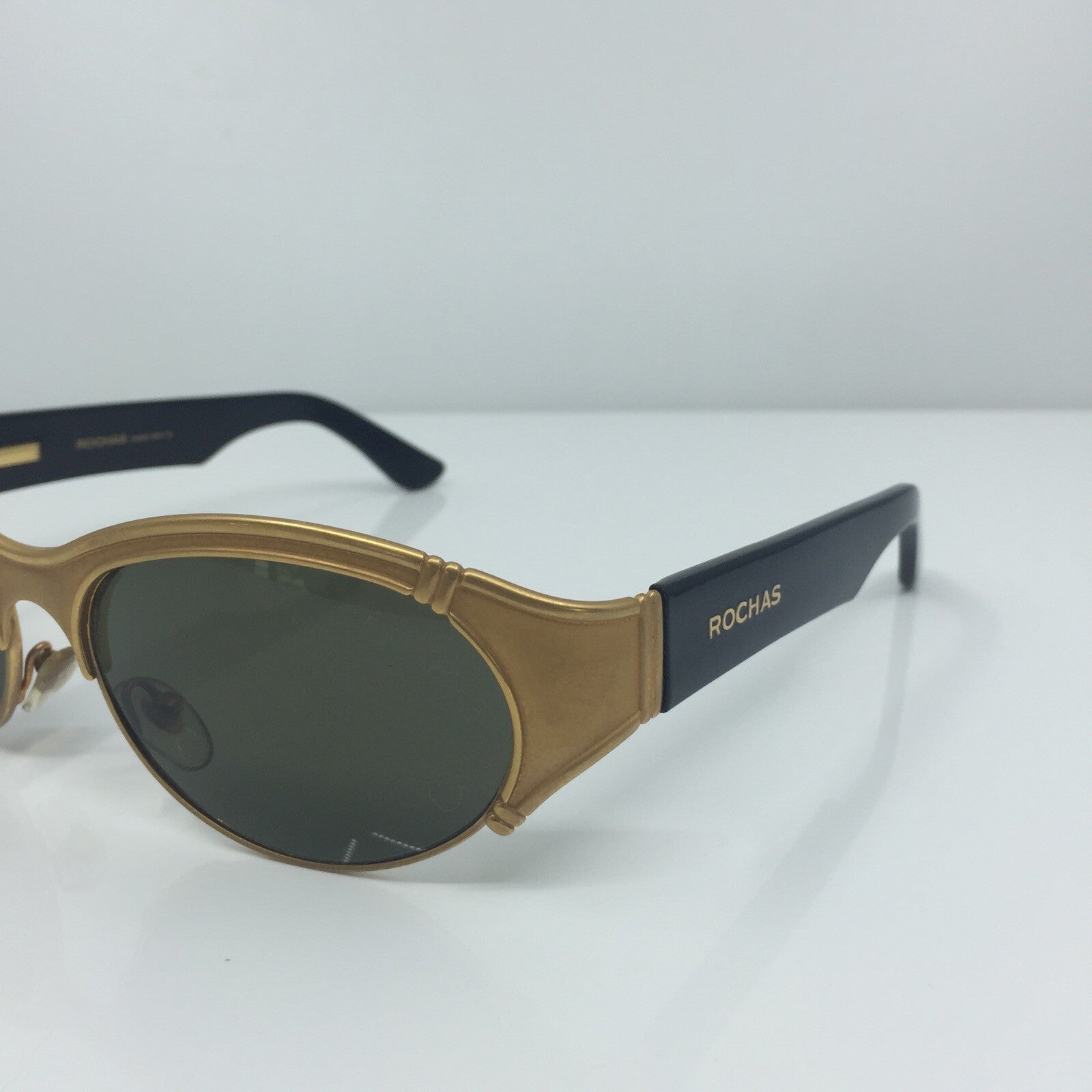Vintage Rochas Paris ROCHAS PARIS 9041 Gold Sunglasses - Super Vision Optical
