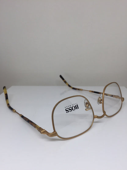 Vintage Hugo Boss HB 4706 Gold Sunglasses - Super Vision Optical