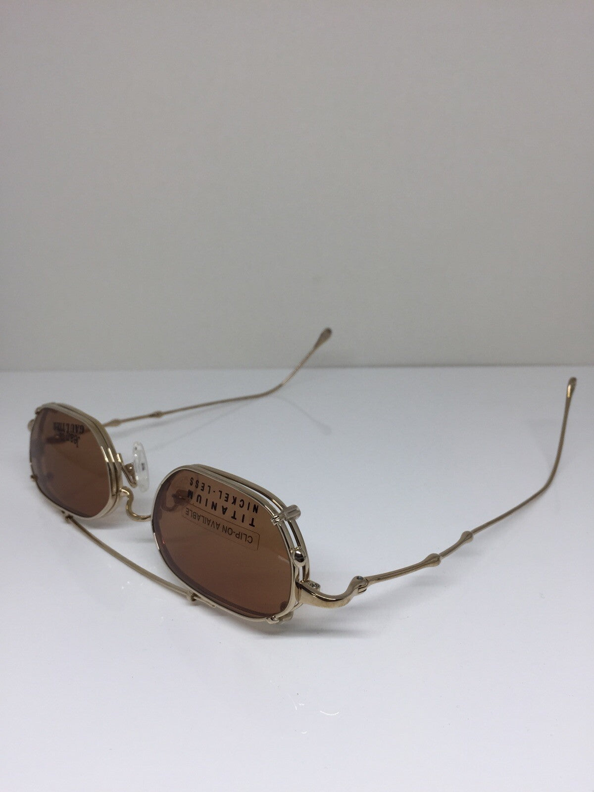 Vintage Jean Paul Gaultier JPG 55-0019 Gold Eyeglasses - Super Vision Optical