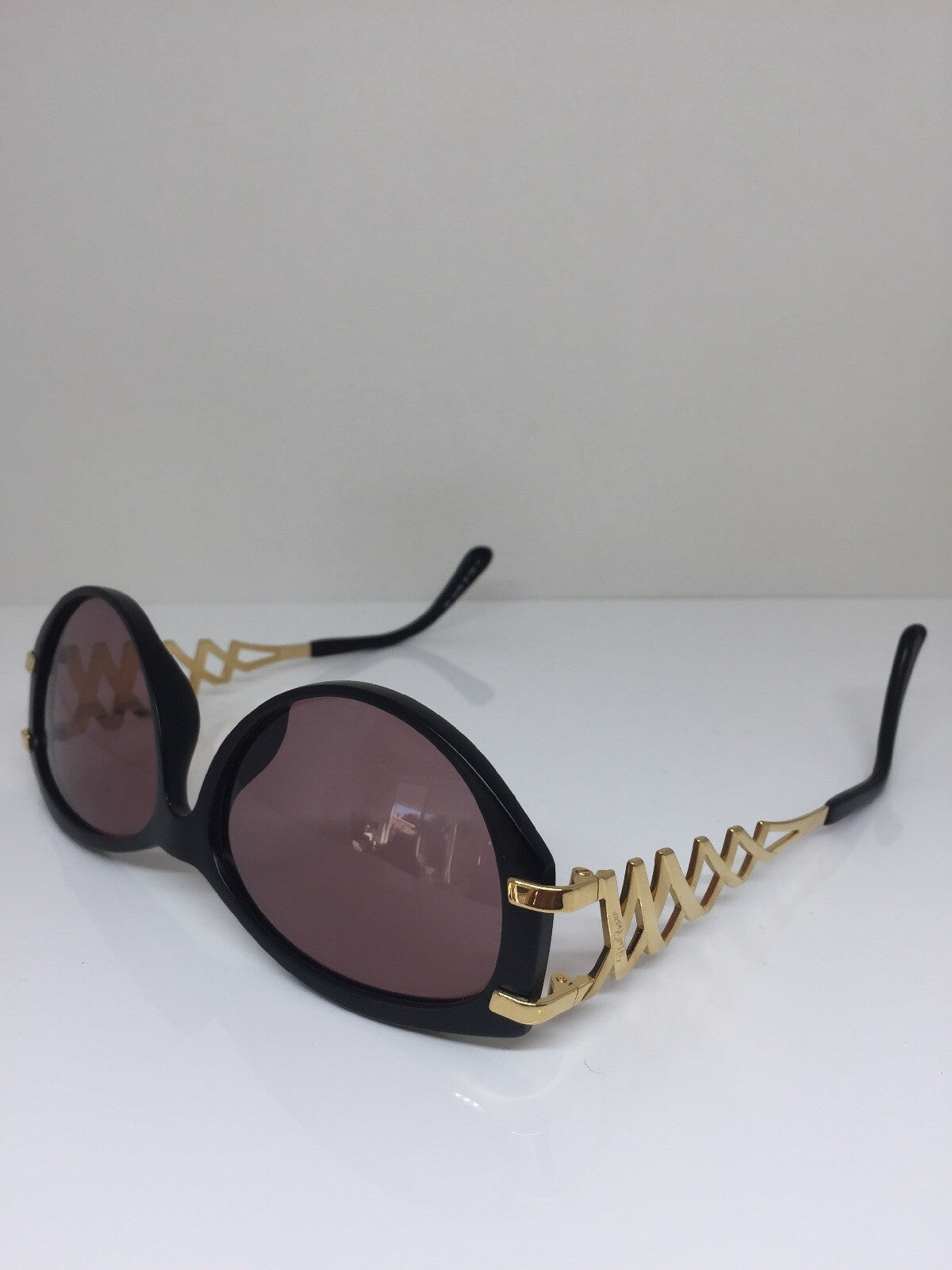 Vintage Paloma Picasso PALOMA PICCASO 3812 Black Sunglasses - Super Vision Optical