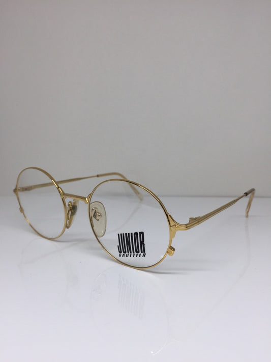 Vintage Jean Paul Gaultier JPG 57-2175 Gold Sunglasses - Super Vision Optical