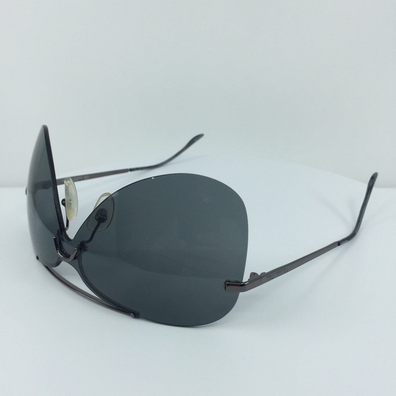 Vintage Dior Christian Dior Aviator Gunmetal Sunglasses - Super Vision Optical