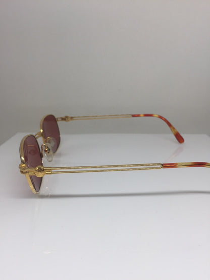 Vintage Jean Paul Gaultier JPG 57-5108 Gold Sunglasses - Super Vision Optical