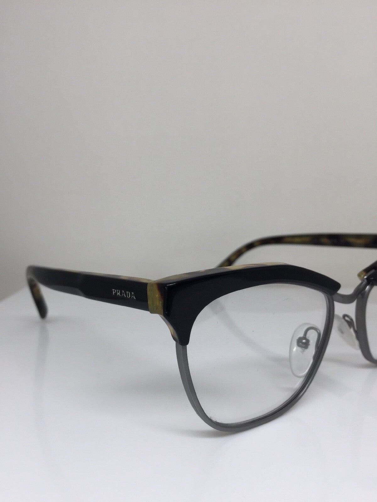 Vintage Prada VPR 14S Gunmetal Eyeglasses - Super Vision Optical