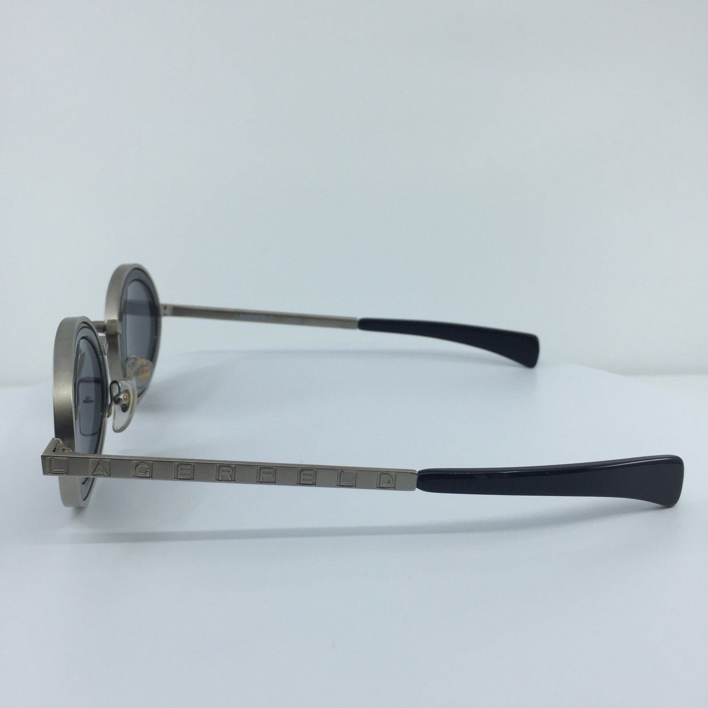 Vintage Karl Lagerfeld 4100 Silver Sunglasses - Super Vision Optical