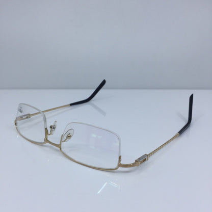 Vintage Fred Lunettes Samoa N2 Opitque Gold Eyeglasses - Super Vision Optical