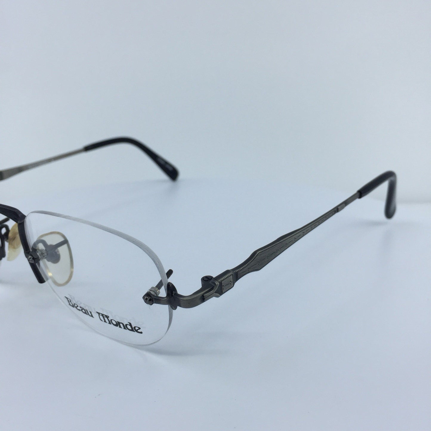 Vintage Beau Monde Collection Westbury Silver Eyeglasses - Super Vision Optical