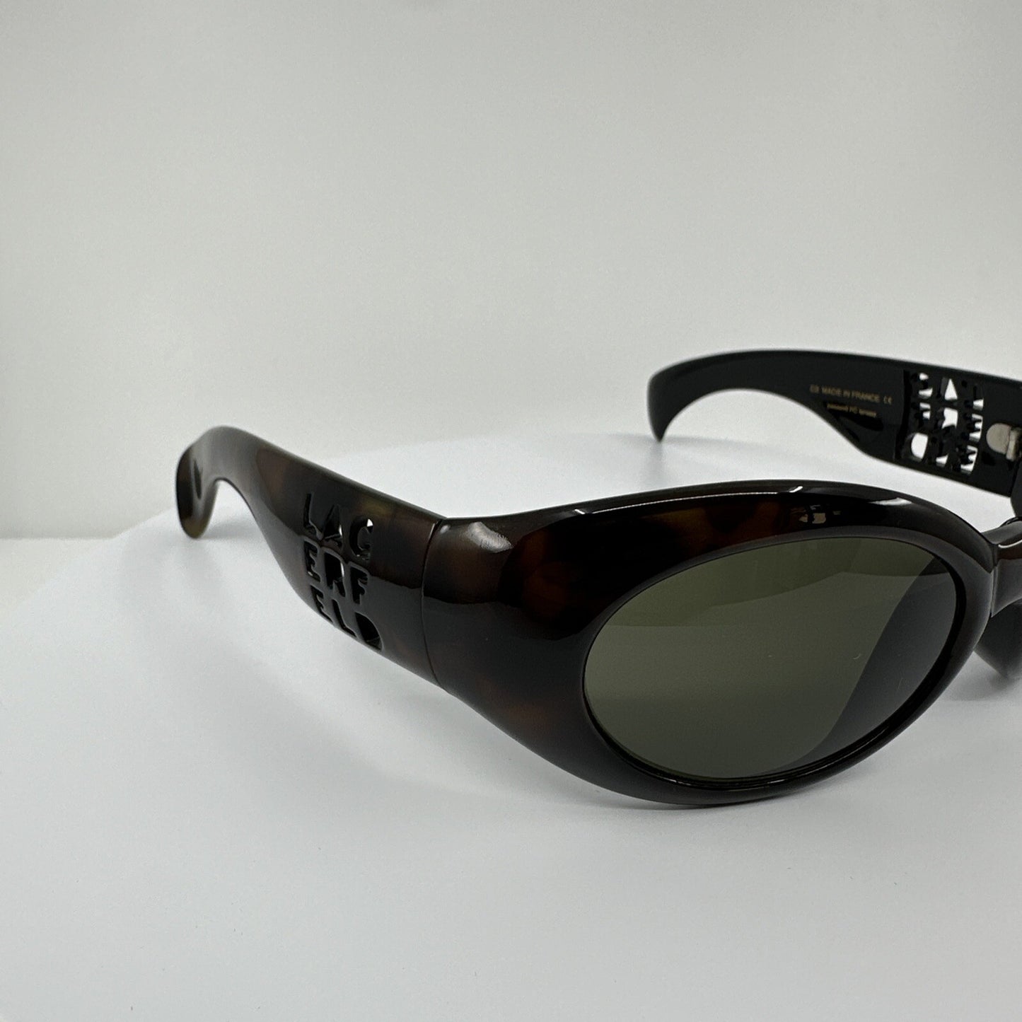 Vintage Karl Lagerfeld 4114 Tortoise Sunglasses - Super Vision Optical