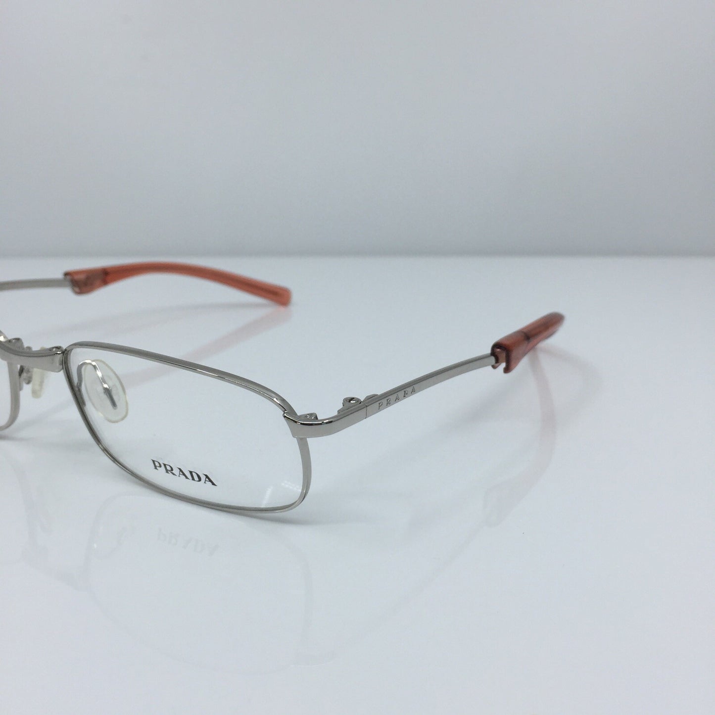 Vintage Prada VPR 75C Silver Eyeglasses - Super Vision Optical