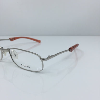Vintage Prada VPR 75C Silver Eyeglasses - Super Vision Optical