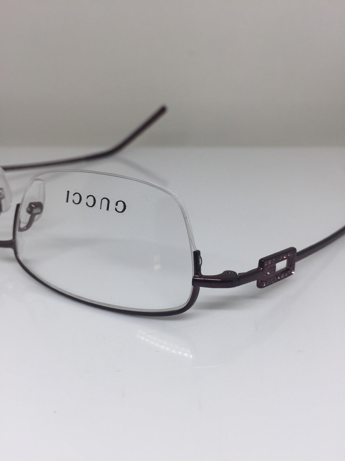 Vintage Gucci GG 2710 STRASS Purple Eyeglasses - Super Vision Optical