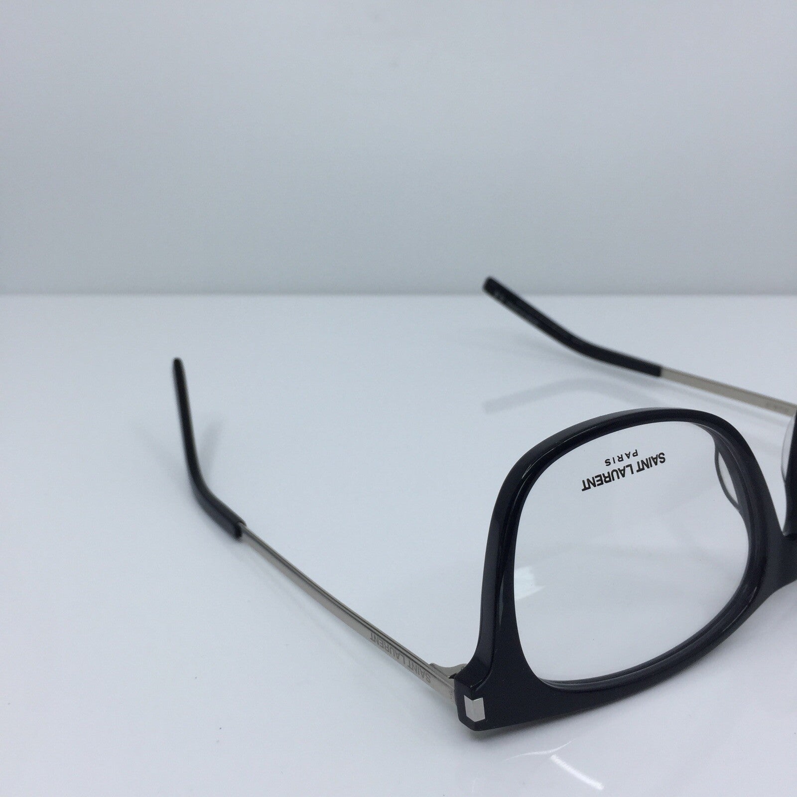 Vintage Saint Laurent SL 26 Silver Eyeglasses - Super Vision Optical