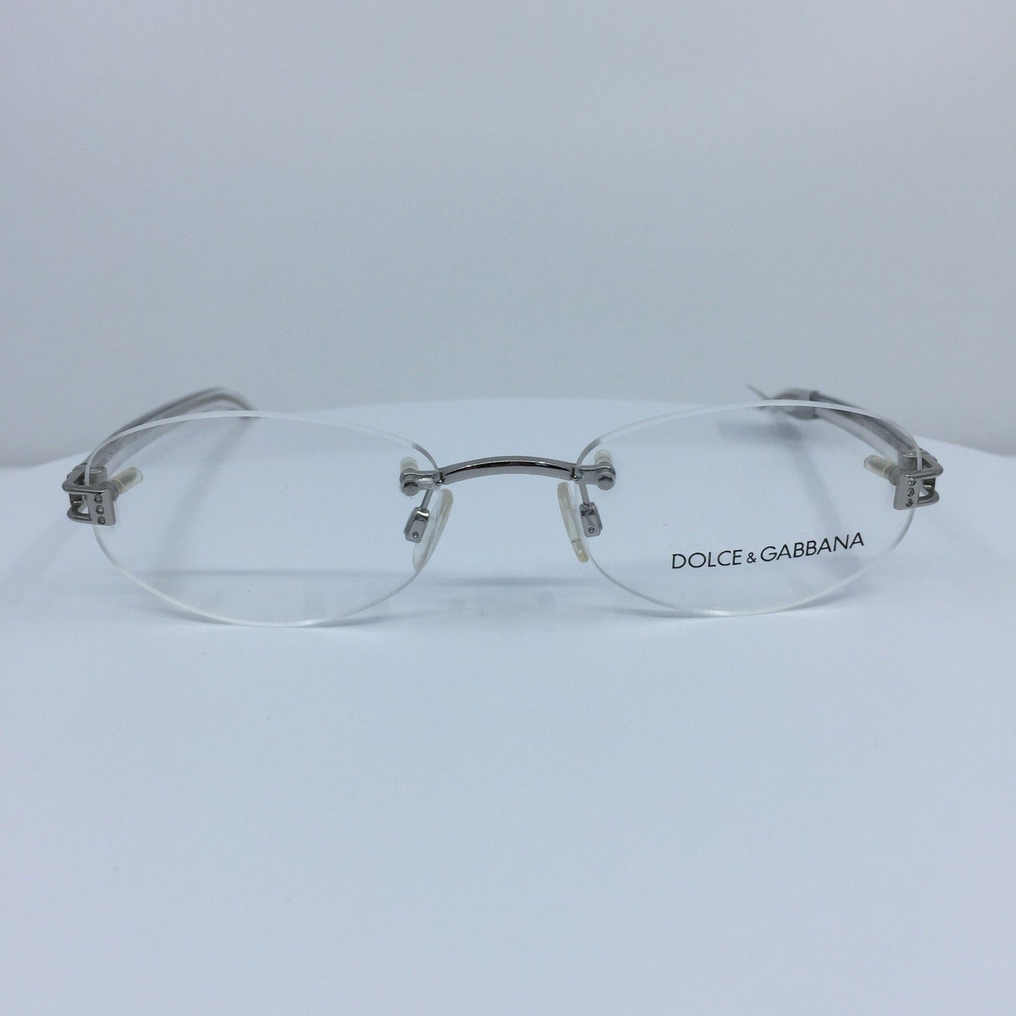 Vintage Dolce & Gabbana DG 460 Silver Eyeglasses - Super Vision Optical