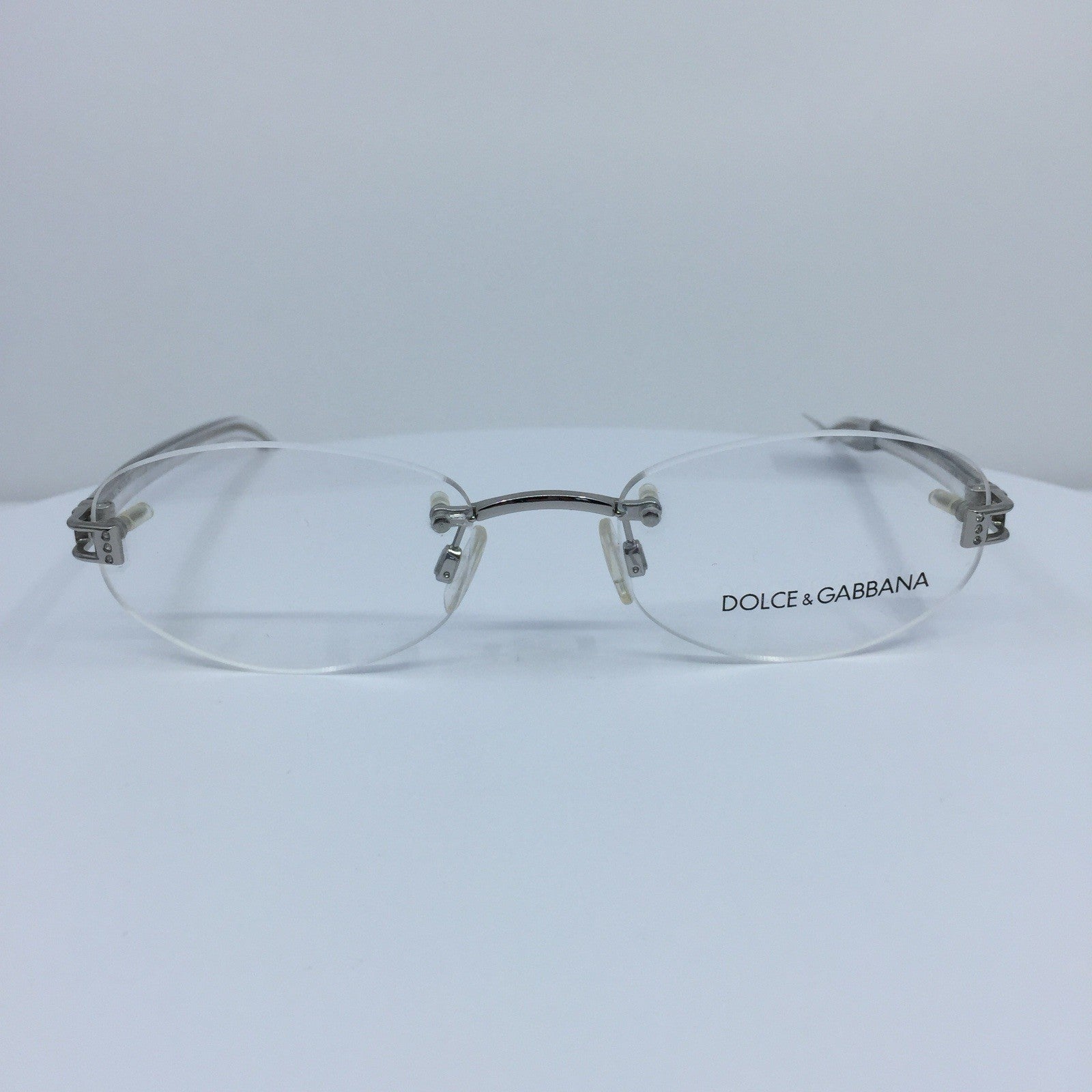 Vintage Dolce & Gabbana DG 460 Silver Eyeglasses - Super Vision Optical
