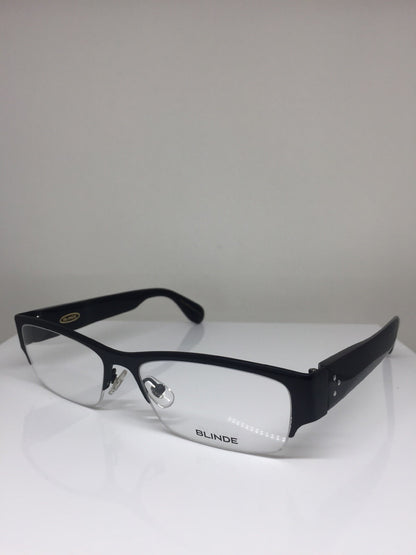 Vintage Blinde By Richard Walker Goin, Goin, Gone Black Eyeglasses - Super Vision Optical