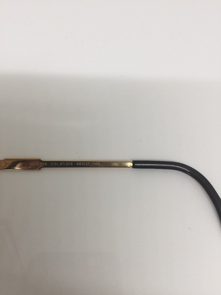 Vintage Cazal MOD 739 Gold Sunglasses - Super Vision Optical