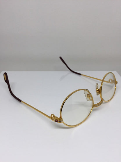 Vintage Cartier Saint Honore Limited Series Gold Eyeglasses - Super Vision Optical