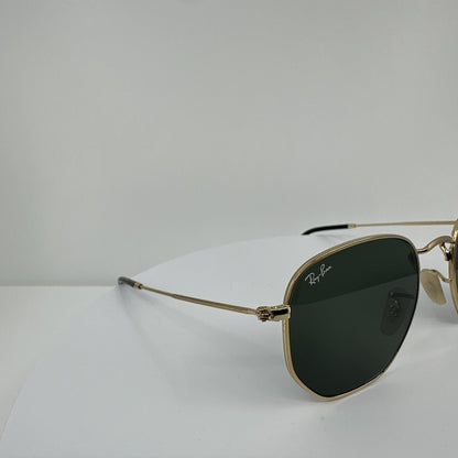 Vintage Ray-Ban RB3548N 001 51-21 Gold Sunglasses - Super Vision Optical