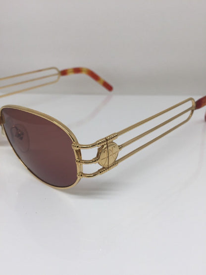 Vintage Jean Paul Gaultier JPG 58-5108 Gold Sunglasses - Super Vision Optical