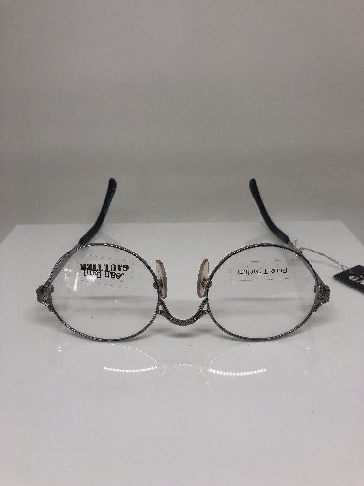 Vintage Jean Paul Gaultier JPG 55-4181 Silver Sunglasses - Super Vision Optical