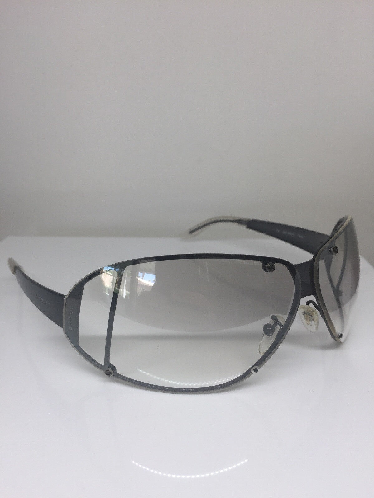 Vintage Gucci GG 1652/S Gunmetal Sunglasses - Super Vision Optical