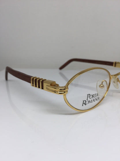 Vintage Porta Romana Porta Romana 30 Gold Eyeglasses - Super Vision Optical