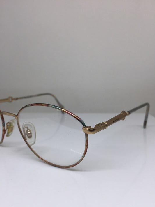 Vintage Gucci GG 2383 Gold Eyeglasses - Super Vision Optical