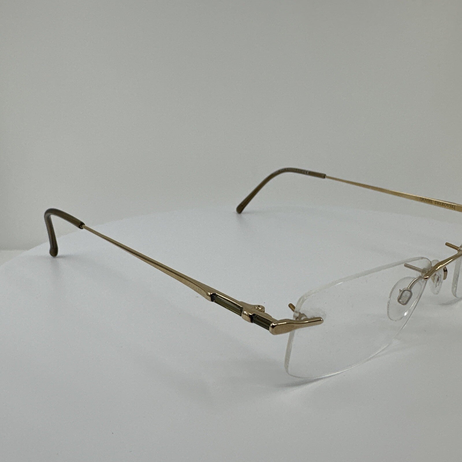 Vintage Daniel Swarovski S 112 Gold Eyeglasses - Super Vision Optical
