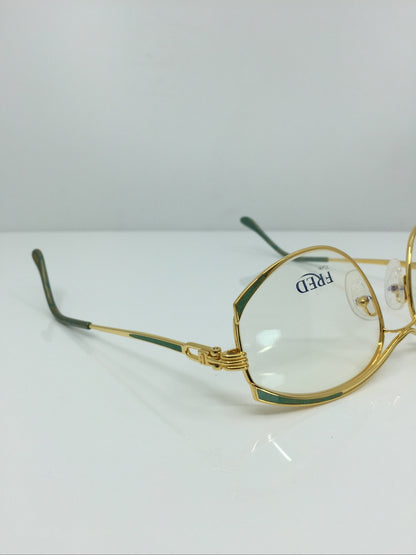 Vintage FRED Lunettes Paris Joyau Gold Sunglasses - Super Vision Optical