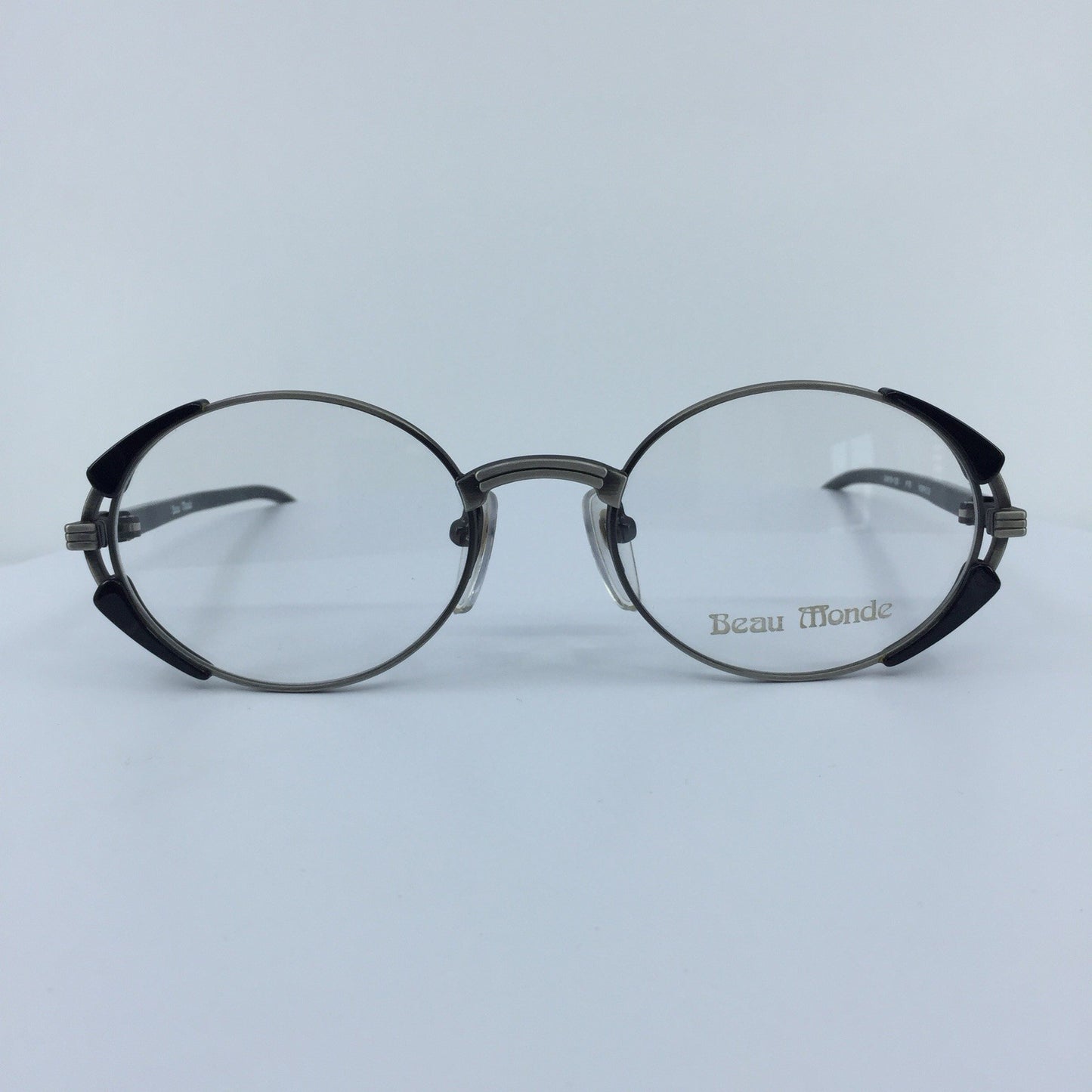 Vintage Beau Monde Collection Norwich Gunmetal Eyeglasses - Super Vision Optical