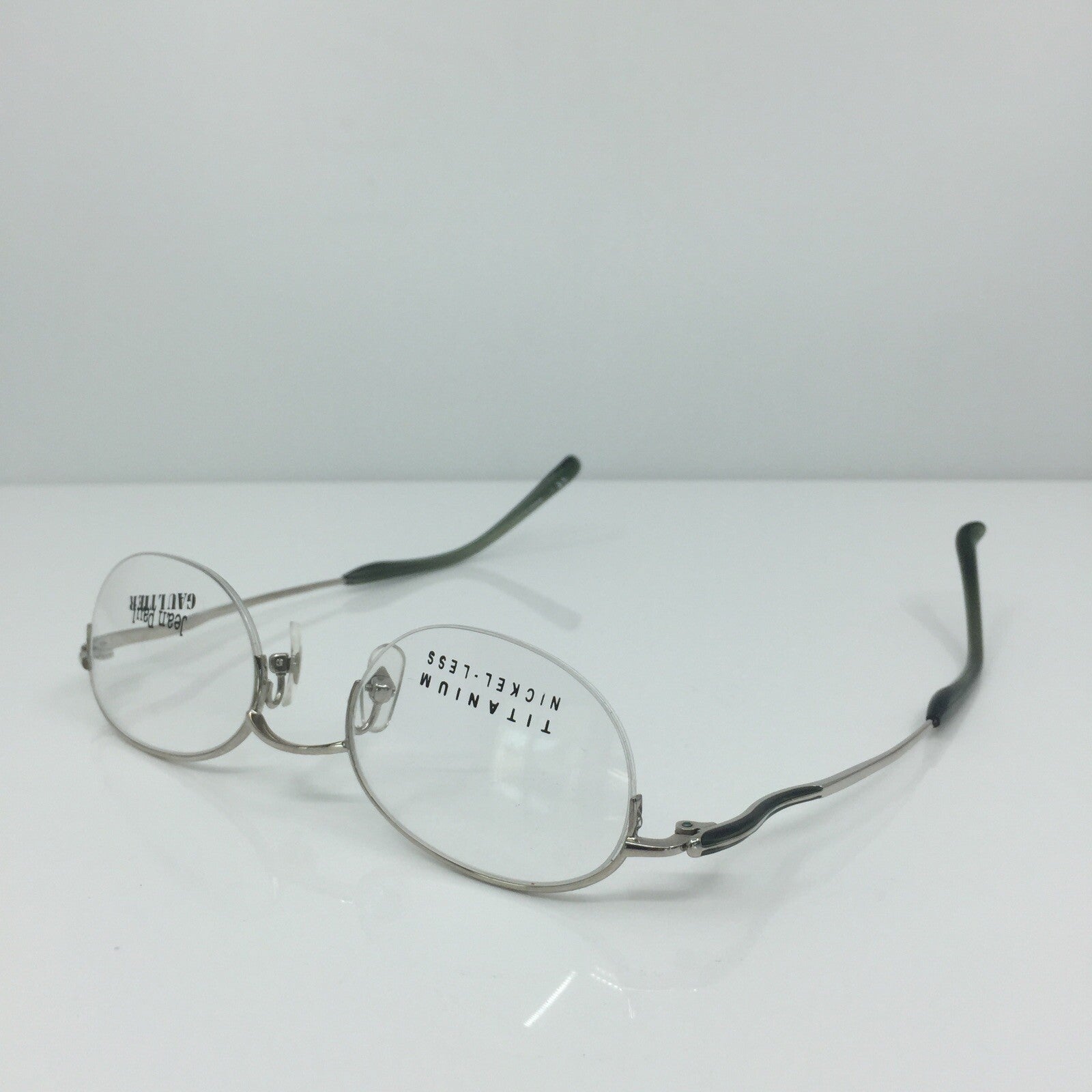 Vintage Jean Paul Gaultier JPG 55-0031 Silver Eyeglasses - Super Vision Optical