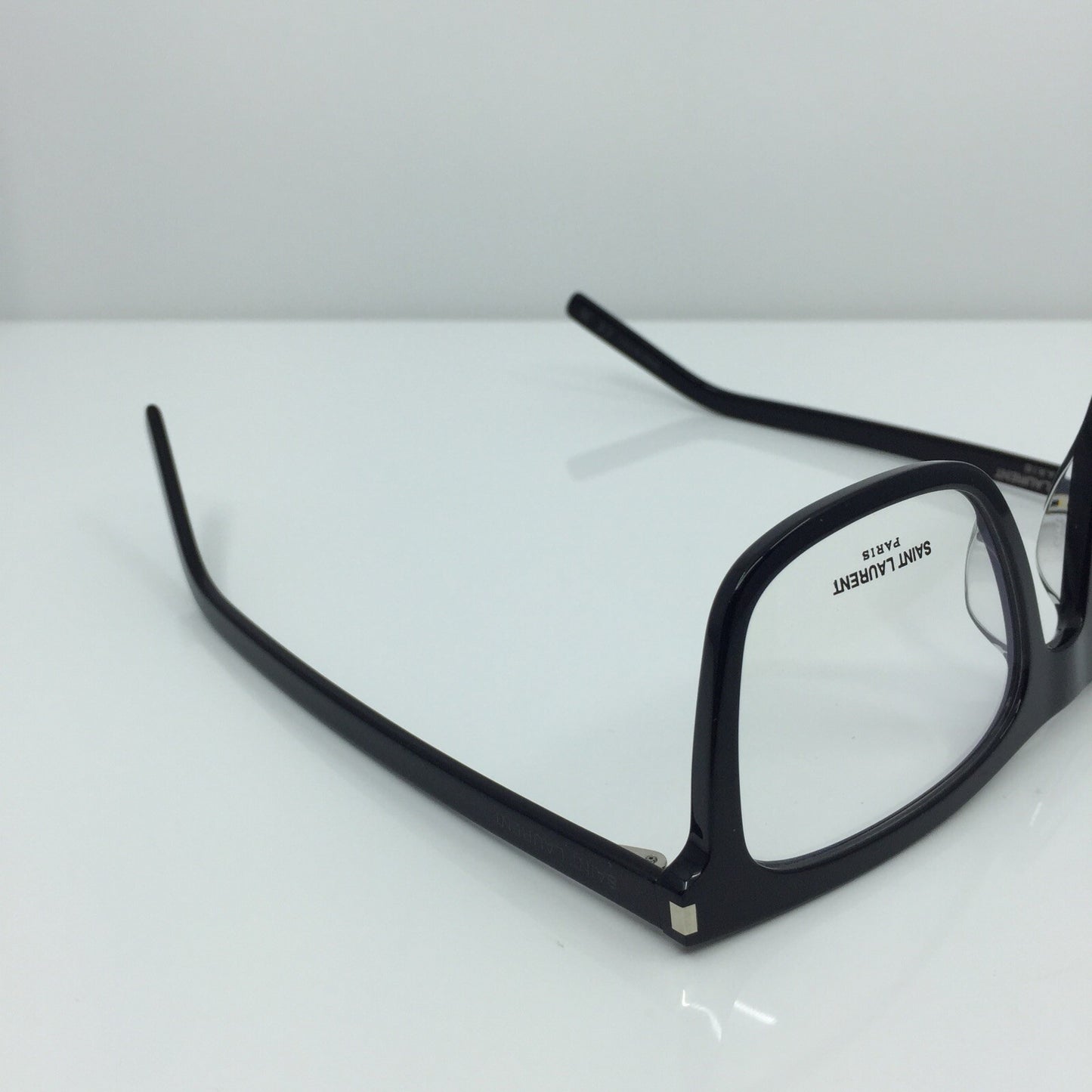 Vintage Yves Saint Laurent Saint Laurent SL 547 SLIM OPT Black Eyeglasses - Super Vision Optical