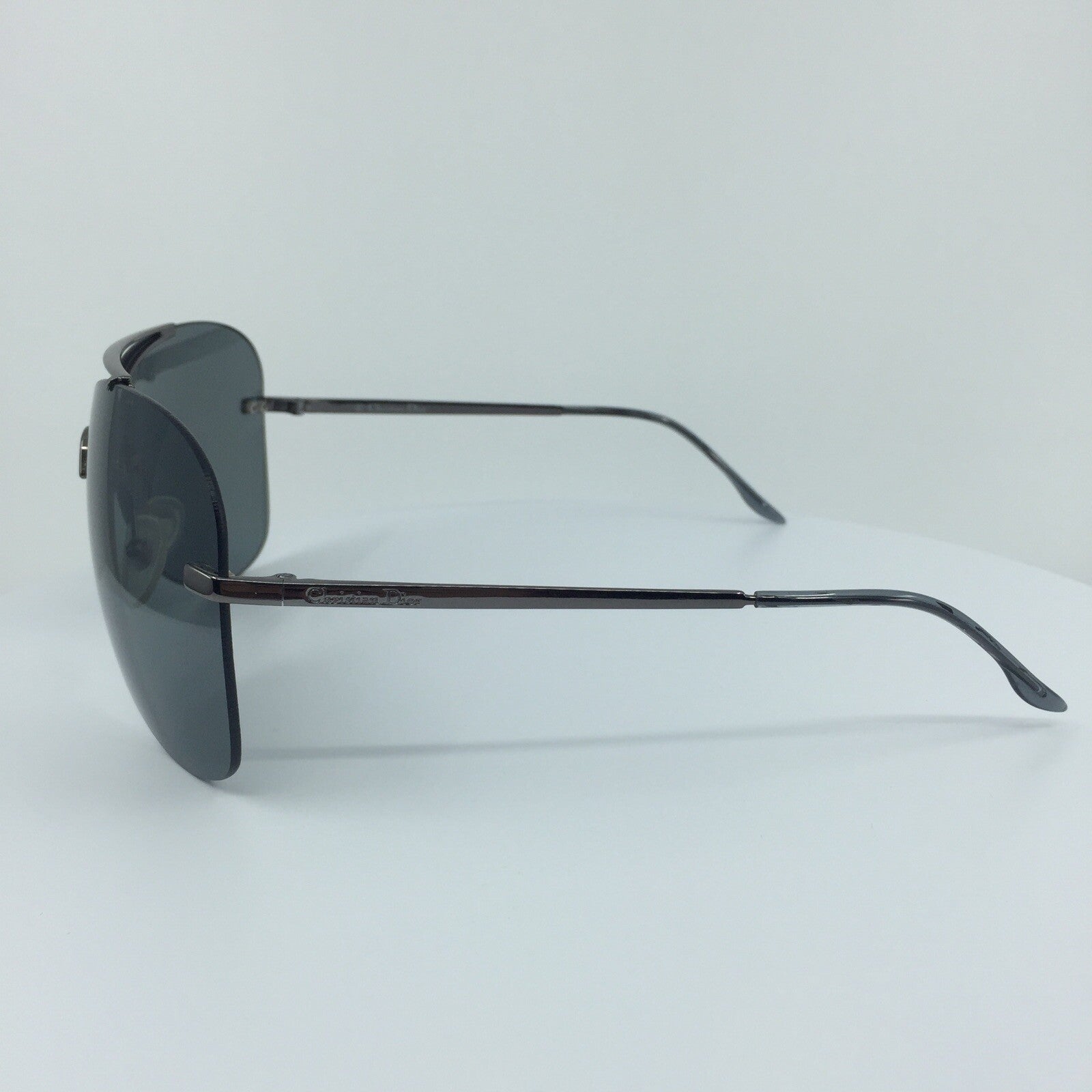 Vintage Dior Christian Dior Aviator Gunmetal Sunglasses - Super Vision Optical