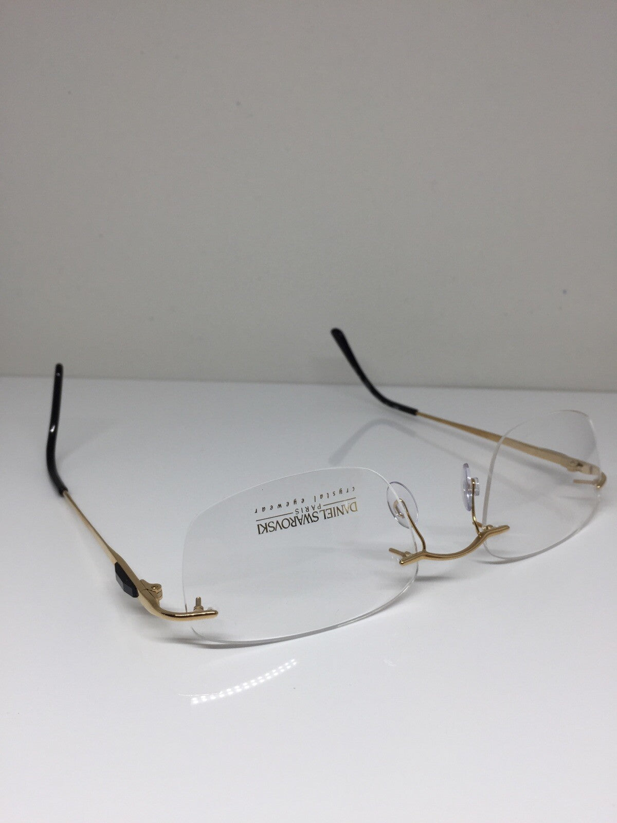 Vintage Daniel Swarovski S065/20 6051 55/21 Gold Eyeglasses - Super Vision Optical
