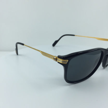 Vintage Cartier T8200189 Black Sunglasses - Super Vision Optical