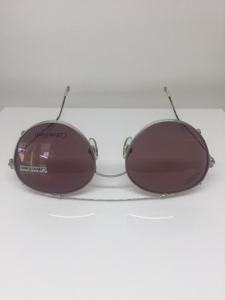 Vintage Calvin Klein CK 114 Silver Sunglasses - Super Vision Optical