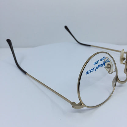 Vintage Ralph Lauren Polo Classic XXV By Ralph Lauren Gold Eyeglasses - Super Vision Optical
