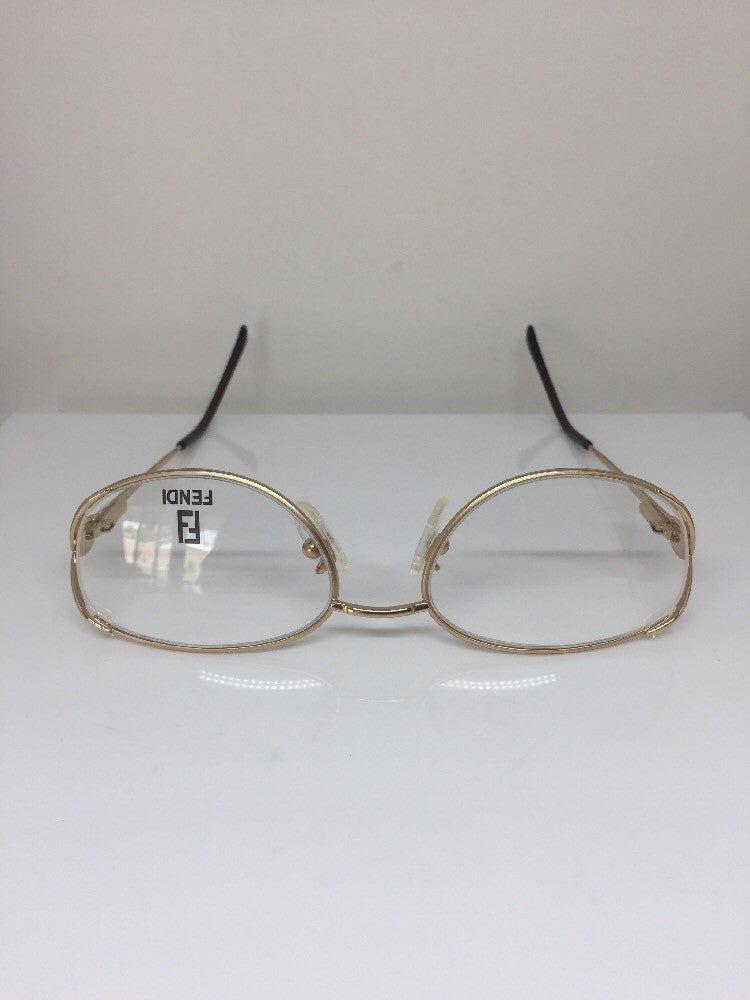 Vintage Fendi F82 GOLDEN GLIMMER Gold Sunglasses - Super Vision Optical