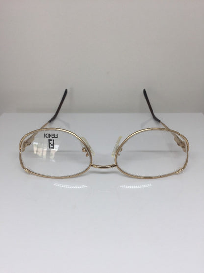 Vintage Fendi F82 GOLDEN GLIMMER Gold Sunglasses - Super Vision Optical
