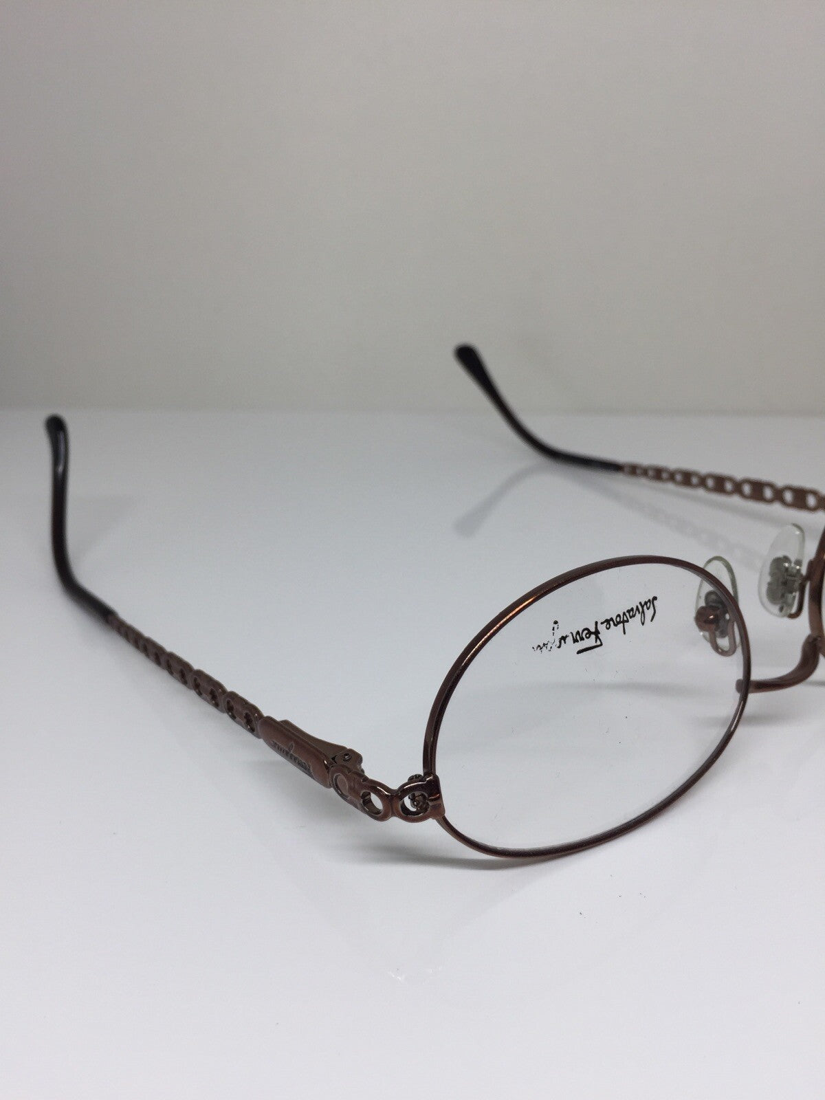 Vintage Salvatore Ferragamo SF 1533 Brown Eyeglasses - Super Vision Optical