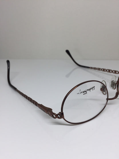 Vintage Salvatore Ferragamo SF 1533 Brown Eyeglasses - Super Vision Optical