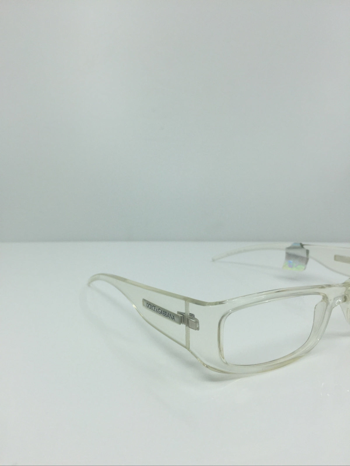 Vintage Dolce & Gabbana DG 496 Silver Eyeglasses - Super Vision Optical