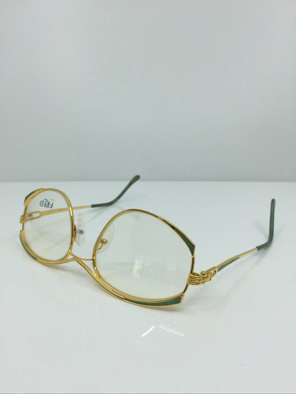 Vintage FRED Lunettes Paris Joyau Gold Sunglasses - Super Vision Optical